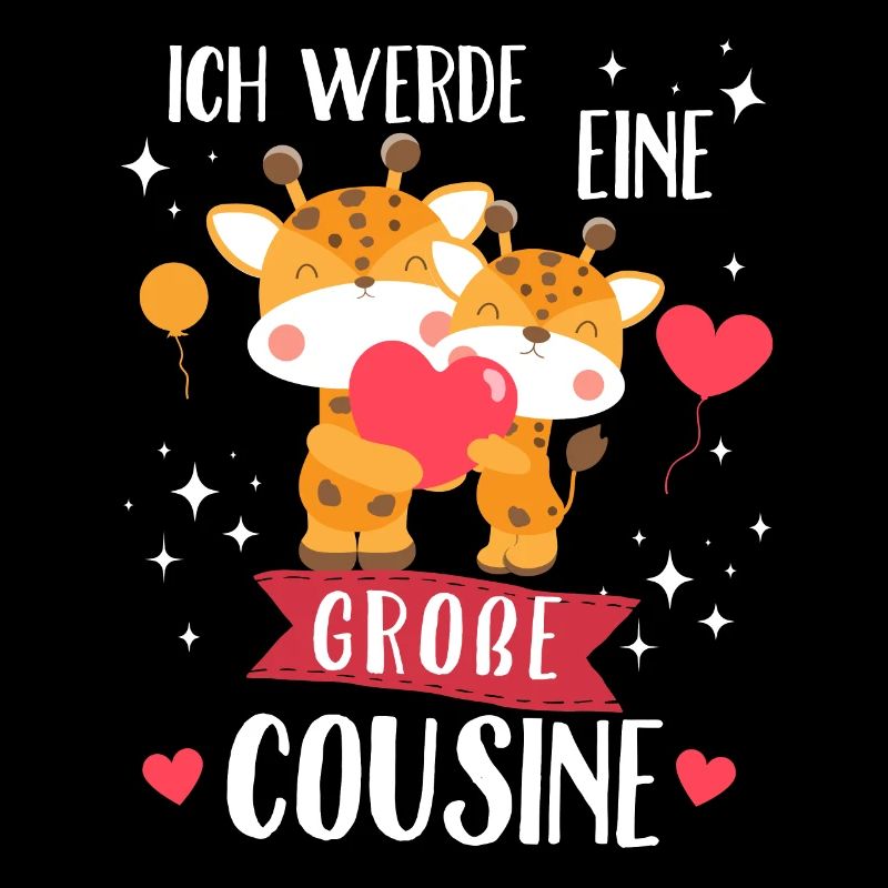 Ich werde große Cousine 2024 Giraffe Loading Süß