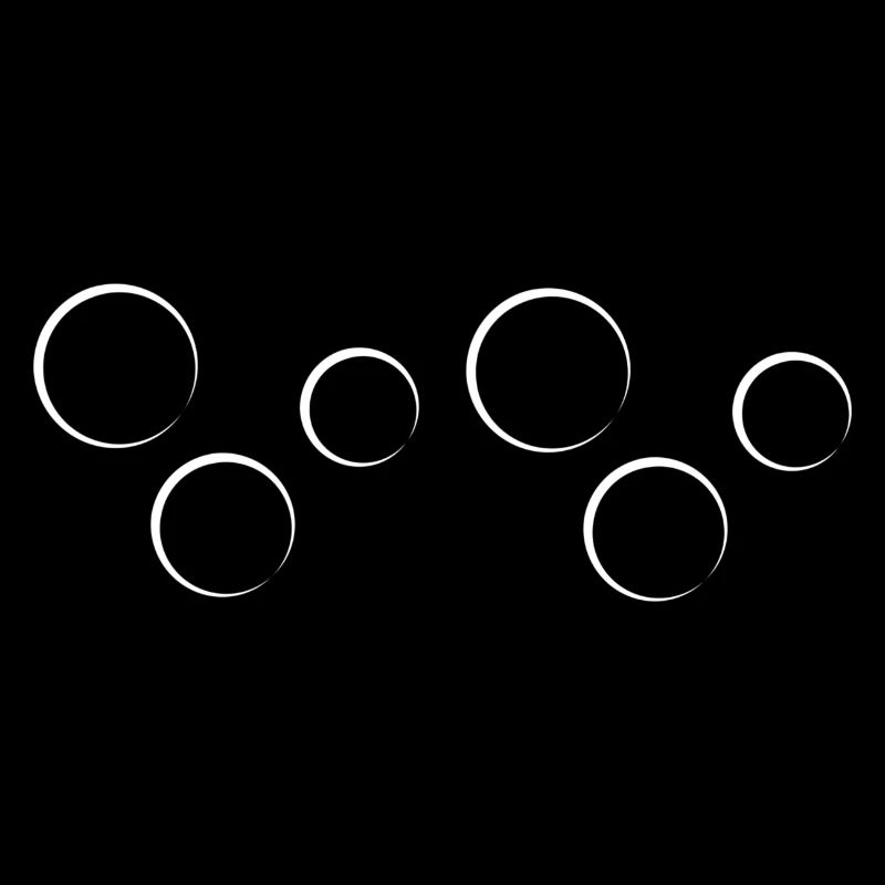 Six Circles Circle Shape Symbol