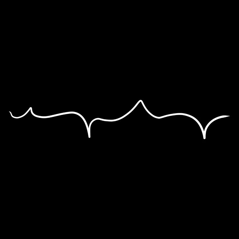 line wavy pointed course stroke