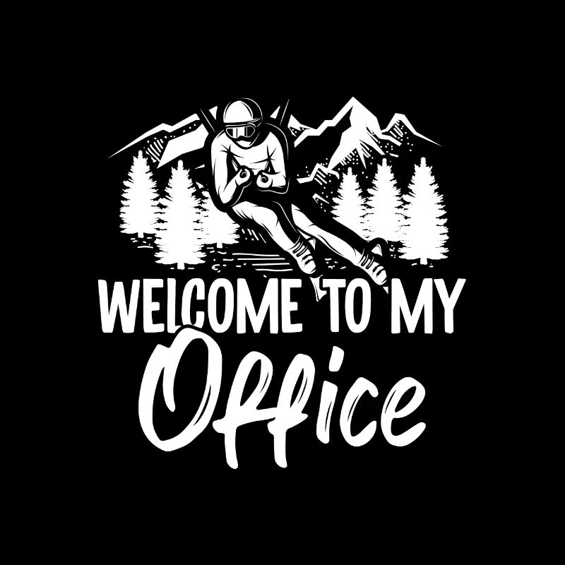 Skiing mountains | Ski skier après-ski gift idea