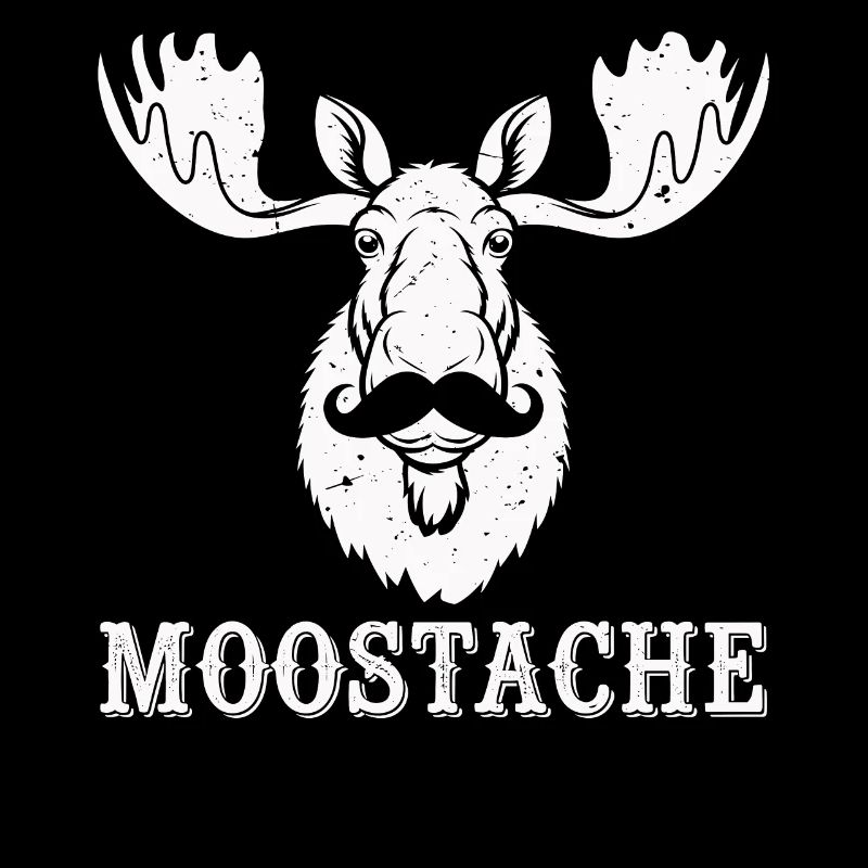 Moustache Bart Bärtig Elch