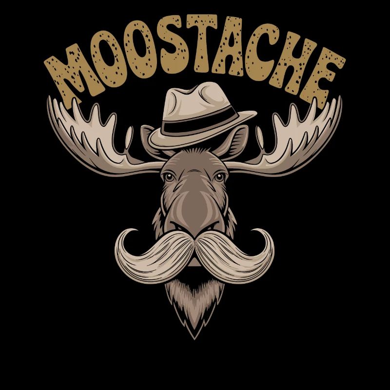 Moustache Bart Bärtig Elch