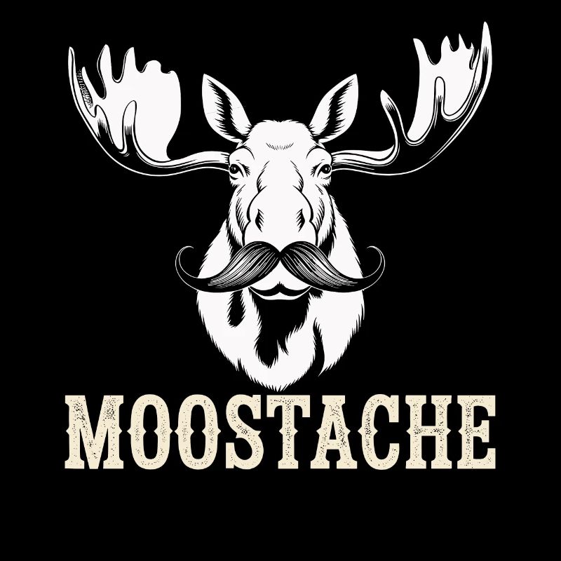 Moustache Bart Bärtig Elch