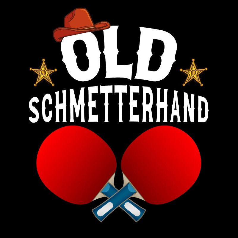 Old Butterfly Hand Table Tennis Design