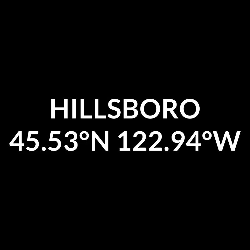 Hillsboro, Oregon, USA Coordinates