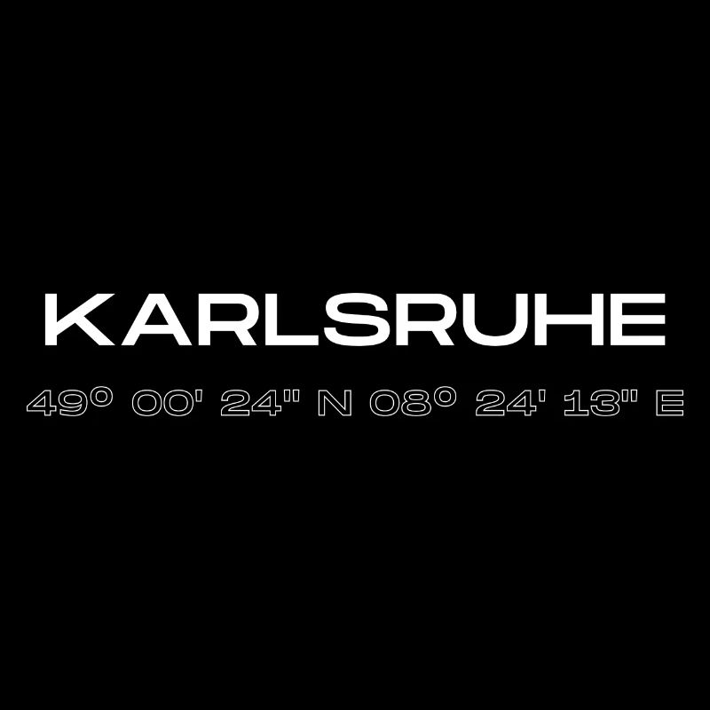 Coordonnées de Karlsruhe
