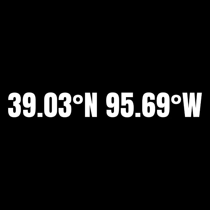 Topeka, Kansas, USA Coordinates