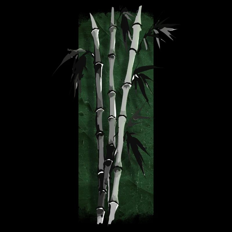 Zen Tranquility: Elegant Bamboo Grove