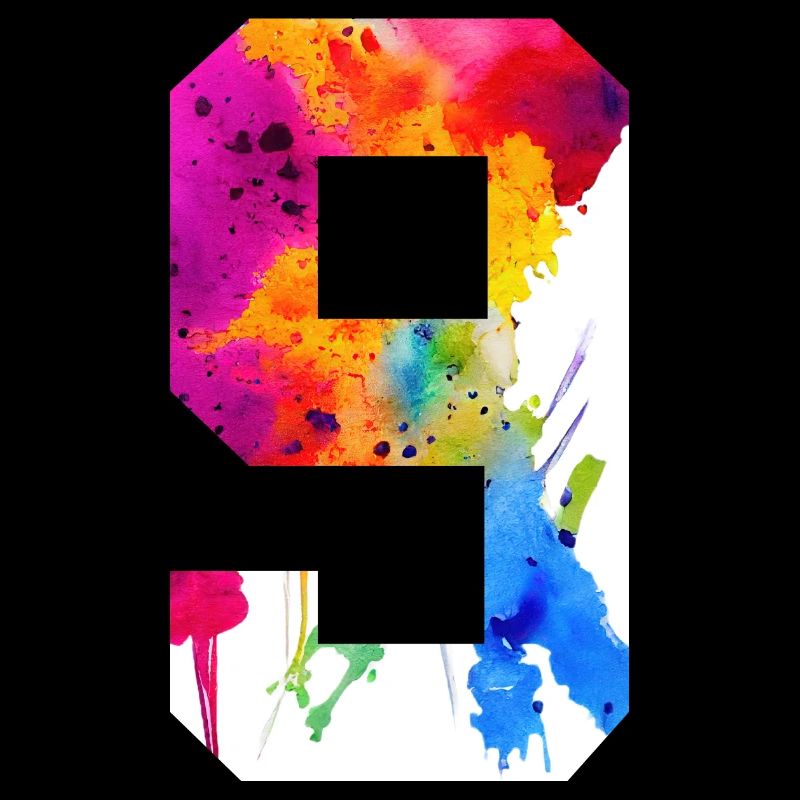 NUMBER 9 YEARS OLD 9TH BIRTHDAY
