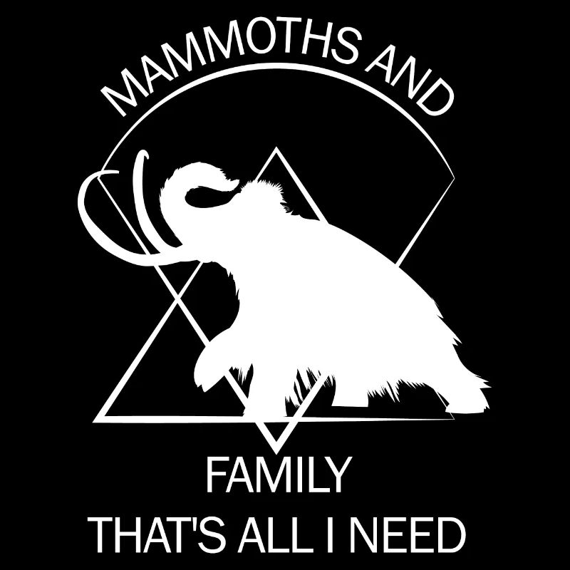 Lustiges Mammut Steinzeit Eiszeit Design Urzeit