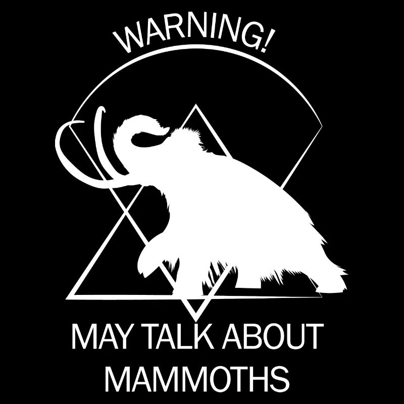 Lustiges Mammut Steinzeit Eiszeit Design Urzeit