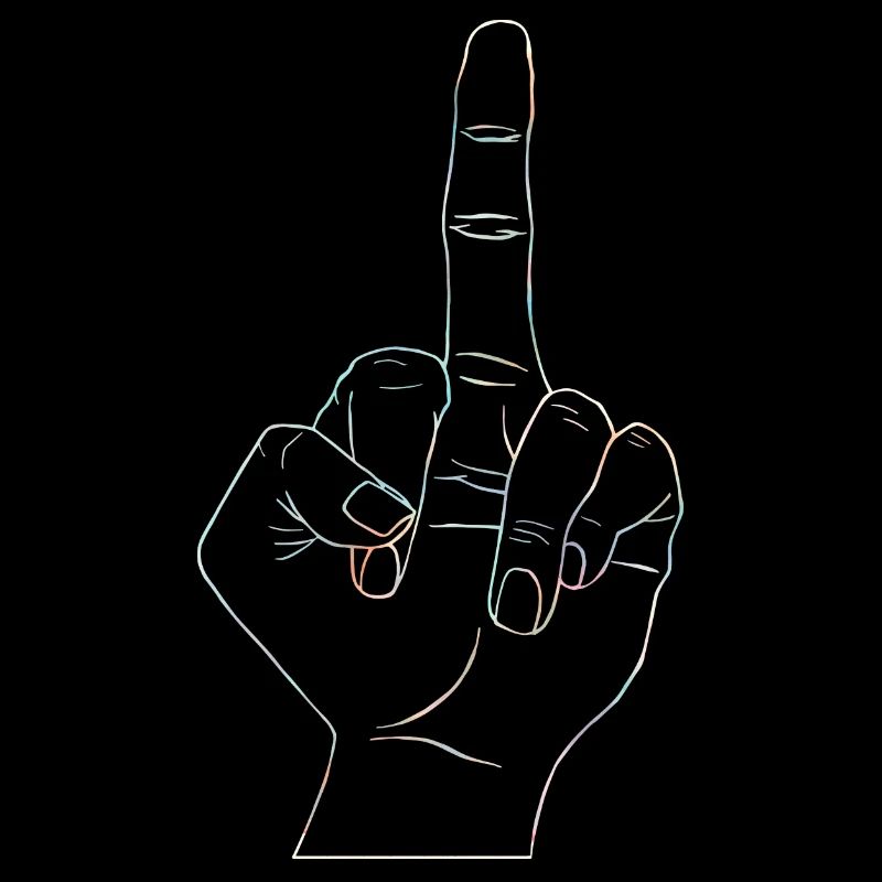 Schwarzer Finger