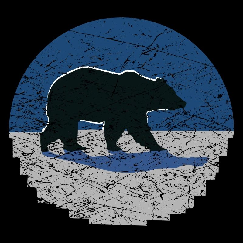 Bear Motif with Shadow