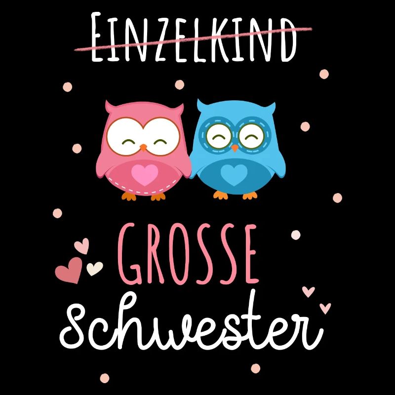 Große Schwester 2024 Herz Eule