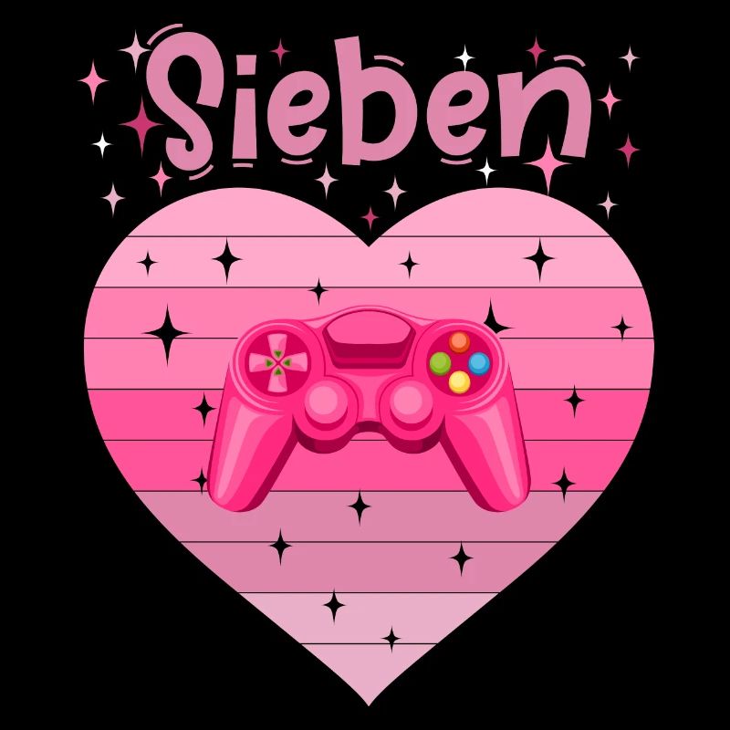 Mädchen Tochter 7. Geburstag Gaming Controller