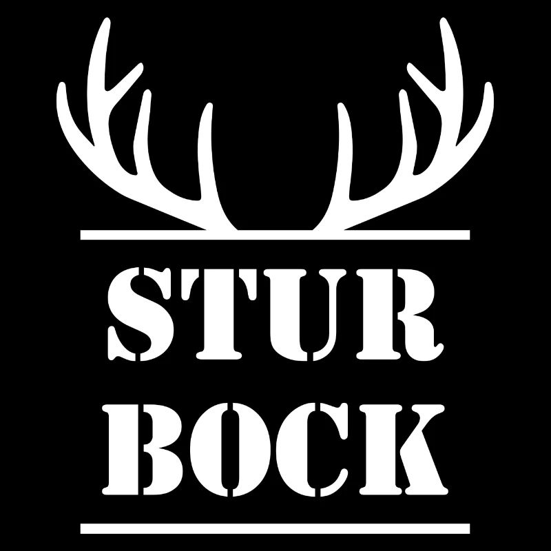 Stur Bock Geweih Geschenk