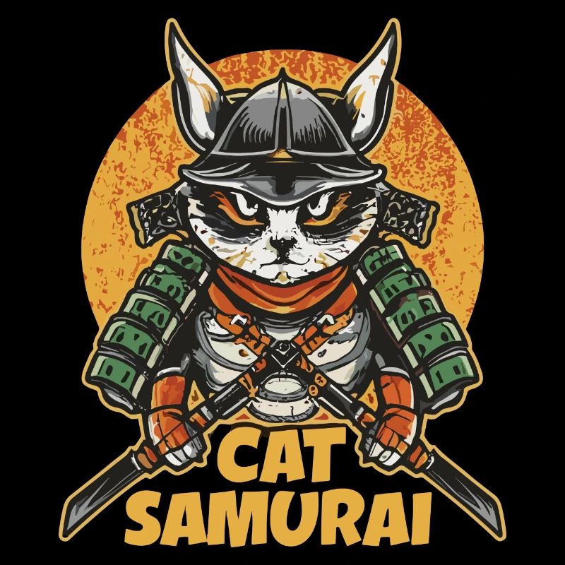 Chat samouraï