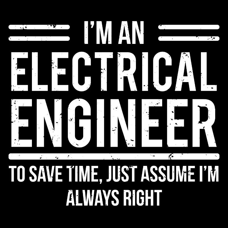 Lustig bin ich ein Elektroingenieur-Geschenk-T-Shirt
