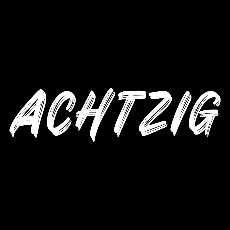 80. Geburtstag - Achtzig - 80