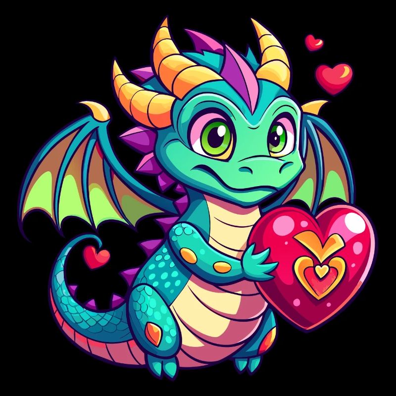 Dragon coloré