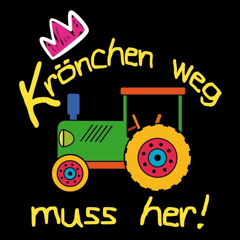Keine Krone sondern Traktor - cooles Traktordesign