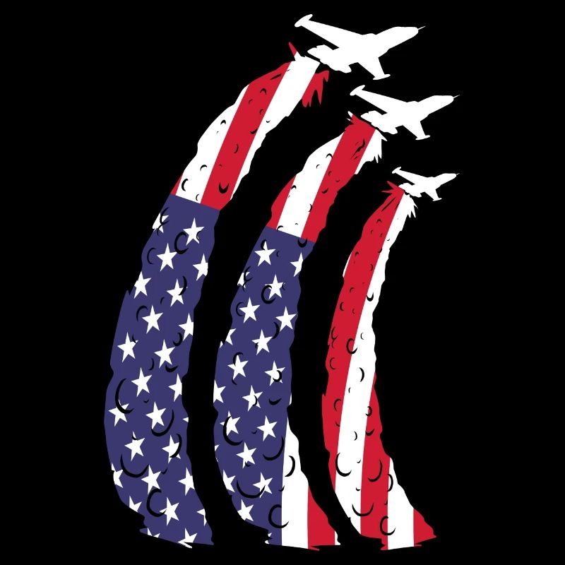 Avions drapeau américain