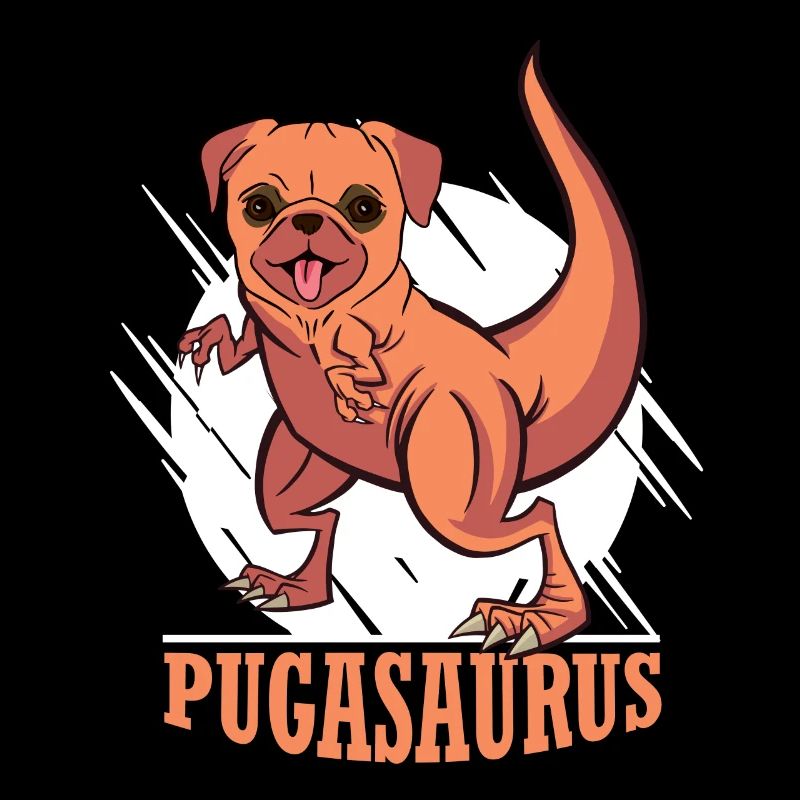 geschenkidee - pugasaurus
