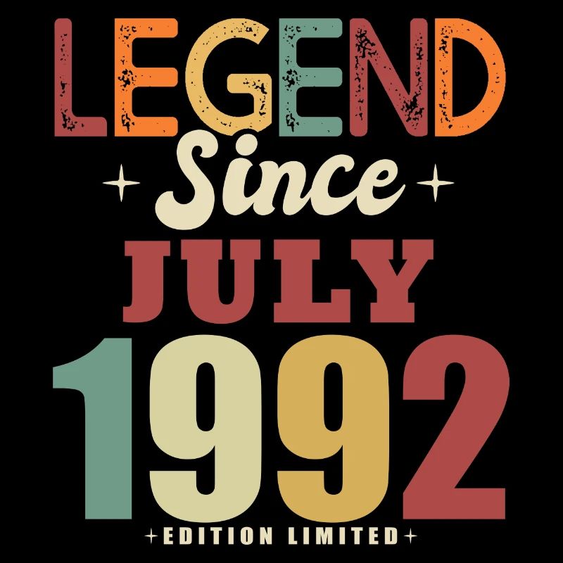 Geburtstagsgeschenk 30 Jahre Juli 1992 Legende