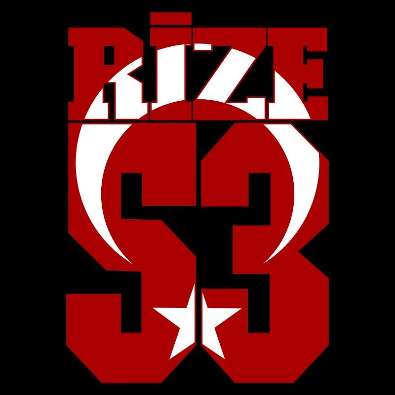 Rize 53 Drapeau de la Turquie