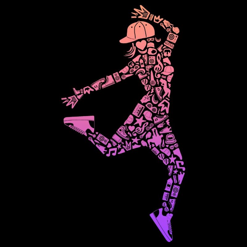 Breakdancer Breakdance Femmes Filles Breakdance