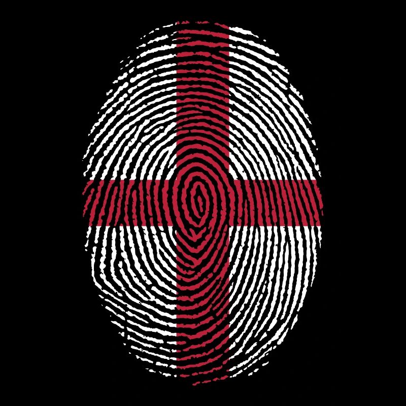 Empreinte digitale du drapeau anglais