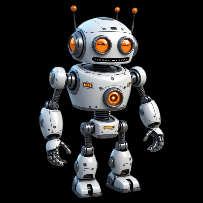 Robot de dessin animé