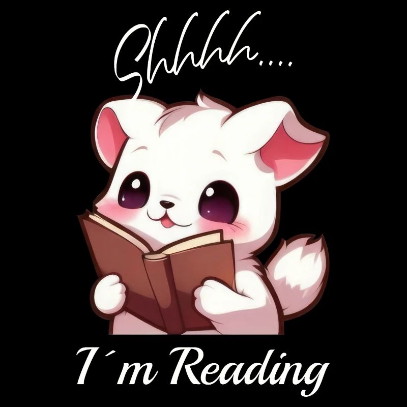 Cat with book