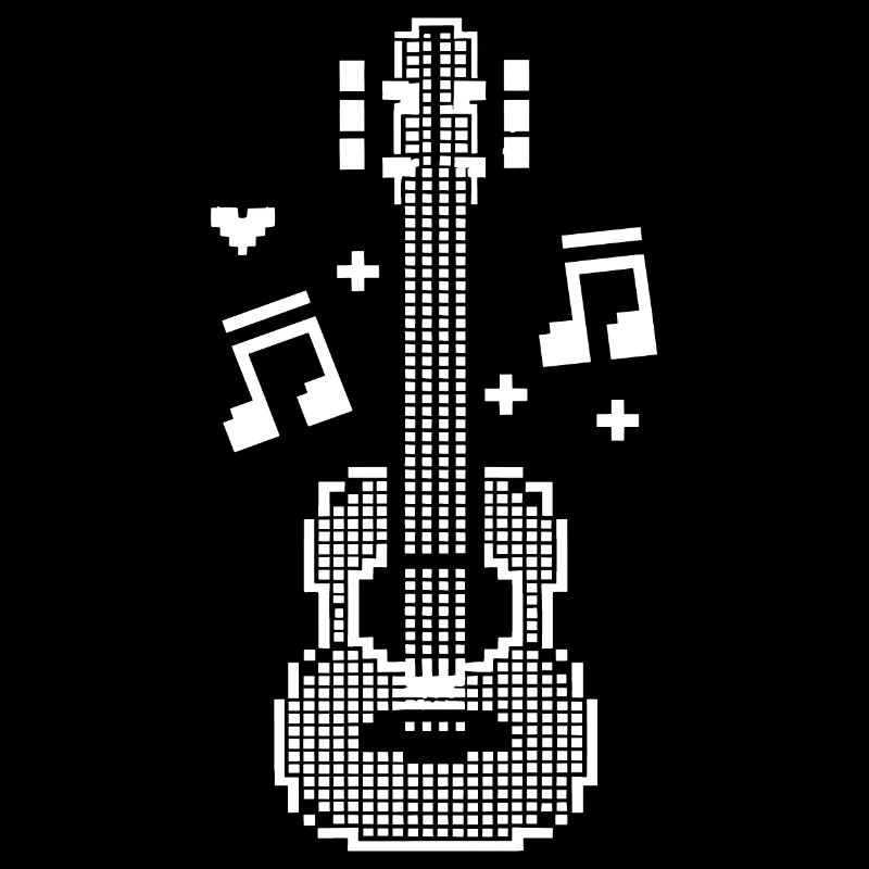 Ukulele Pixel Kunst