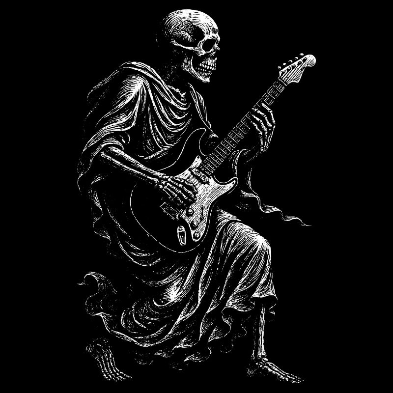 Skeleton Rock Guitar