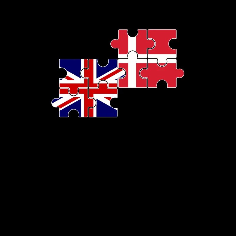 Denmark UK Flag British Danish