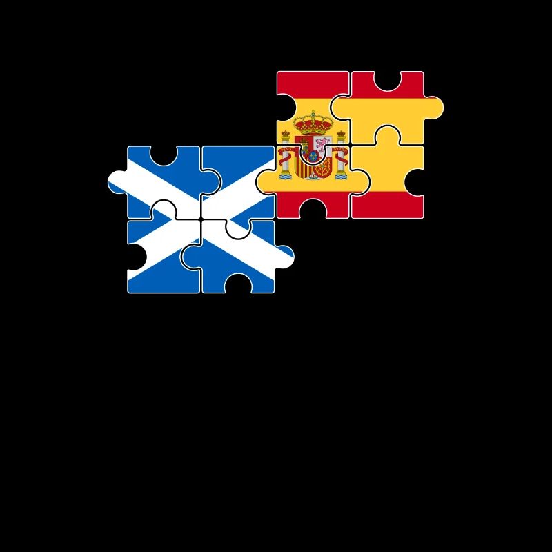 Ecosse, Espagne, drapeau, Espagnol, Ecossais