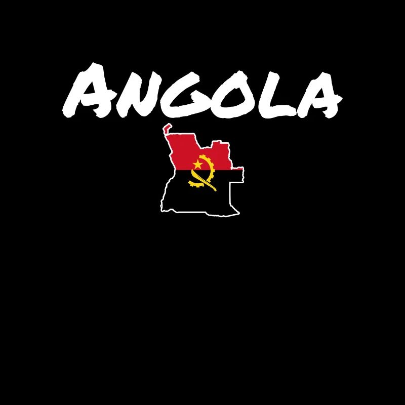 Angola Map Angolan Flag Angolan