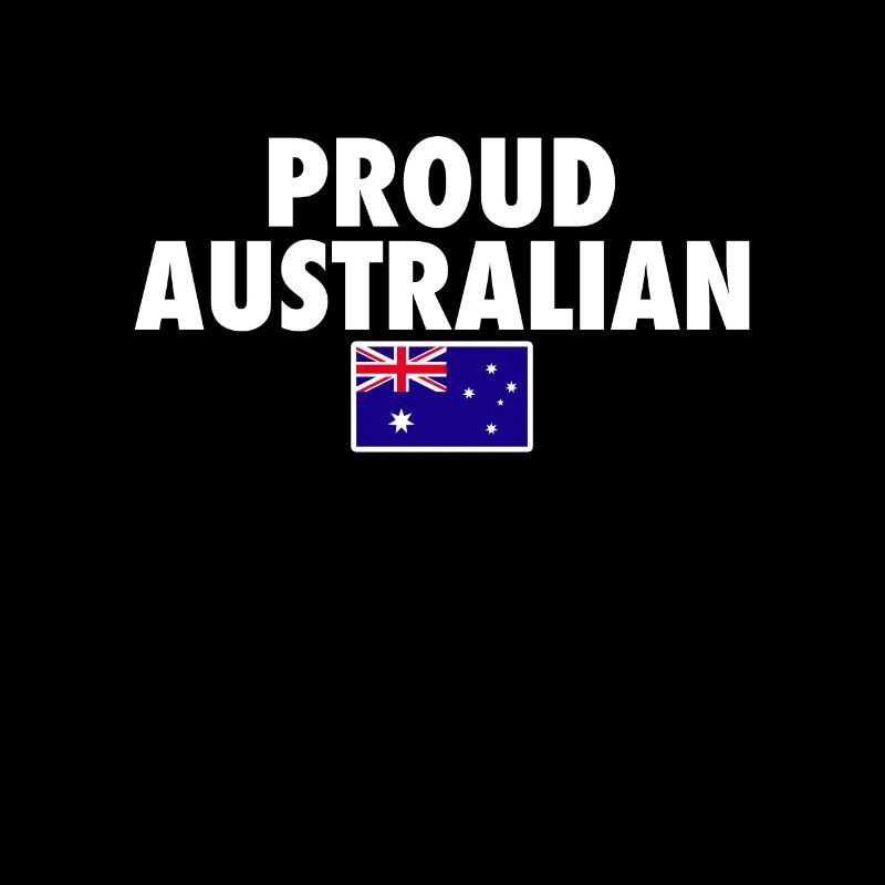Fier drapeau australien australien