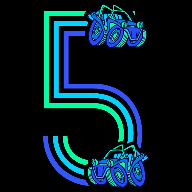 5. Geburtstag Rennauto 5 Jahre alt Rennwagen