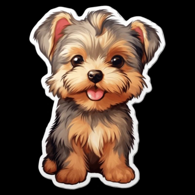 Mignon bébé Yorkshire Terrier Chien