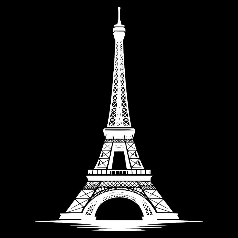 Eiffel Tower Paris Magic Minimalist, Monumental