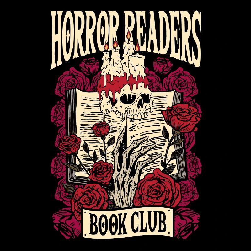 Bookworm Novel Reader Horror Reading Book Club
