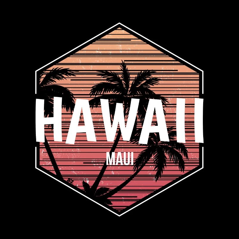 Souvenir de vacances à Maui Hawaii Beach