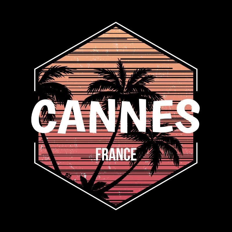 Cannes Beach Vacation Souvenir