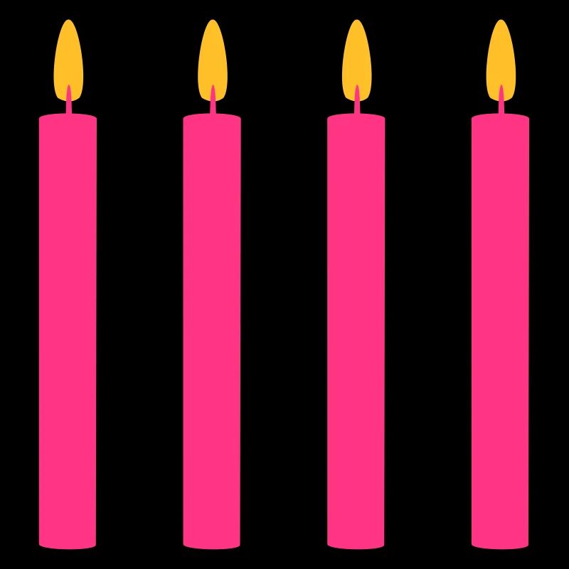 4 Kerzen //vier//vierter Geburtstag //viertes Mal