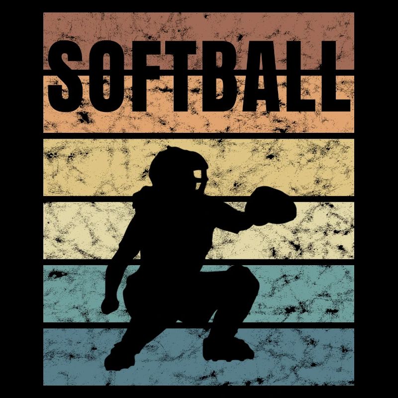 Softball Basepall Schläger Pitcher Catcher