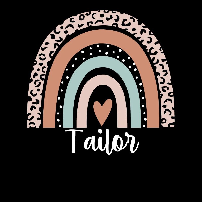 Tailor Rainbow Leopard Funny Tailor Appreciation