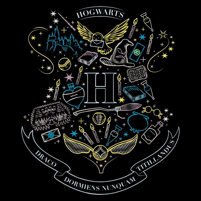 Harry Potter Emblème Hogwarts éléments
