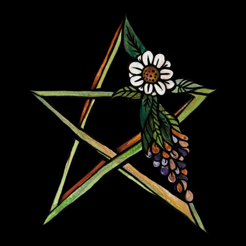 Étoile sorcière verte